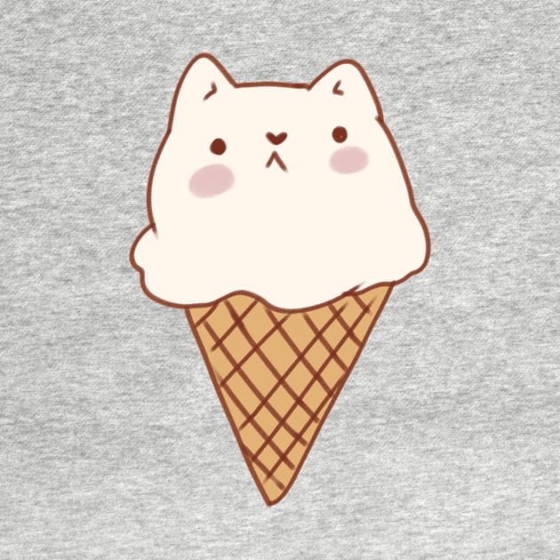 Ice cream cat by Mayarart